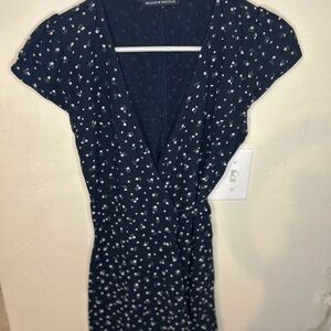 Brandy Melville Black Floral Mini Dress